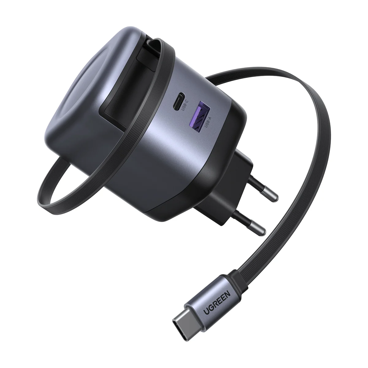 UGREEN Nexode 65 W à câble rétractable